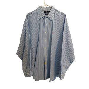 Polo Ralph Lauren Striped Dress Shirt Button Down Classic Fit 17 1/2-35